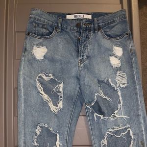 Brandy mellville tipped boyfriend jeans